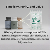 Fórmula tribiótica para piel y pelaje de perros de PetCultures