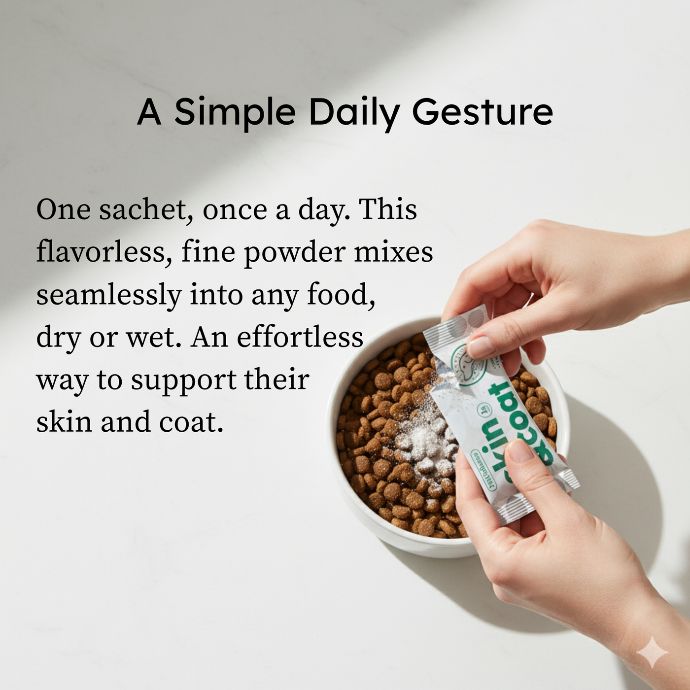 Fórmula tribiótica para piel y pelaje de perros de PetCultures