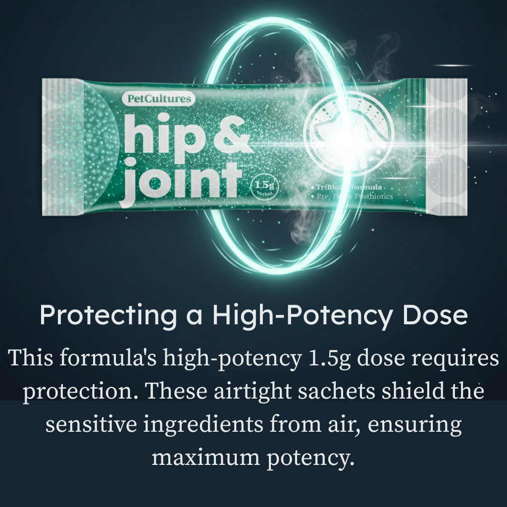 Fórmula tribiótica para caderas y articulaciones de perros de PetCultures
