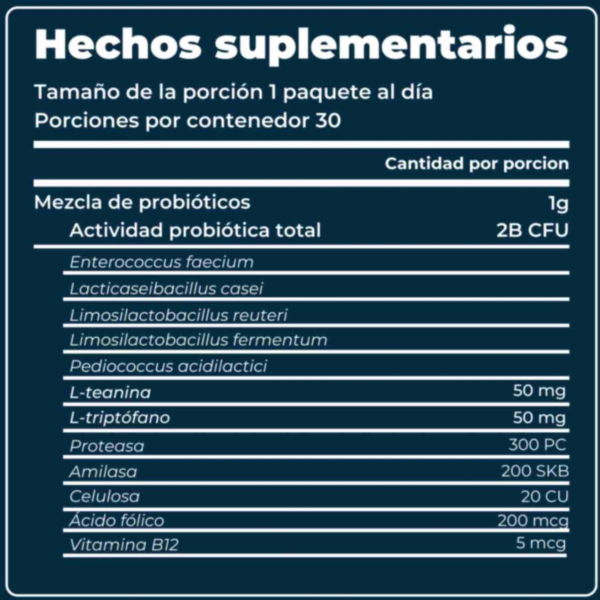 Calming | Tribiótico Calmante para perros. Suplemento canino profesional - PetCultures Canine Dog Probiotics Prebiotics Postbiotics Supplement For Gut Health Box Front