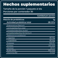 Calming | Tribiótico Calmante para perros. Suplemento canino profesional - PetCultures Canine Dog Probiotics Prebiotics Postbiotics Supplement For Gut Health Box Front