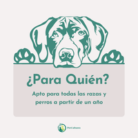 Calming | Tribiótico Calmante para perros. Suplemento canino profesional - PetCultures Canine Dog Probiotics Prebiotics Postbiotics Supplement For Gut Health Box Front