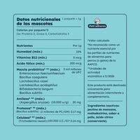 Probiotico Diario Superior - Prebiotico, Probi0tico y Postbiotico | 5 mil millones UFC - PetCultures Canine Dog Probiotics Prebiotics Postbiotics Supplement For Gut Health Box Front